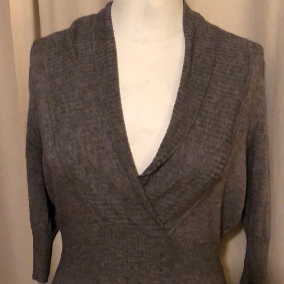 Athleta-Wool&Tencel Dress-Like New-Sz Sm-Gray - Picture 3 of 9